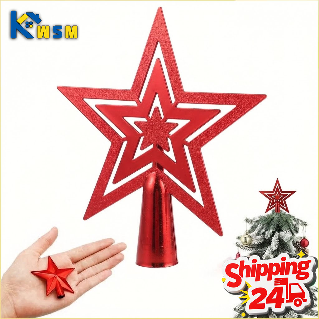 Star Tree Topper - 1 à 20 pièces d'étoiles décoratives