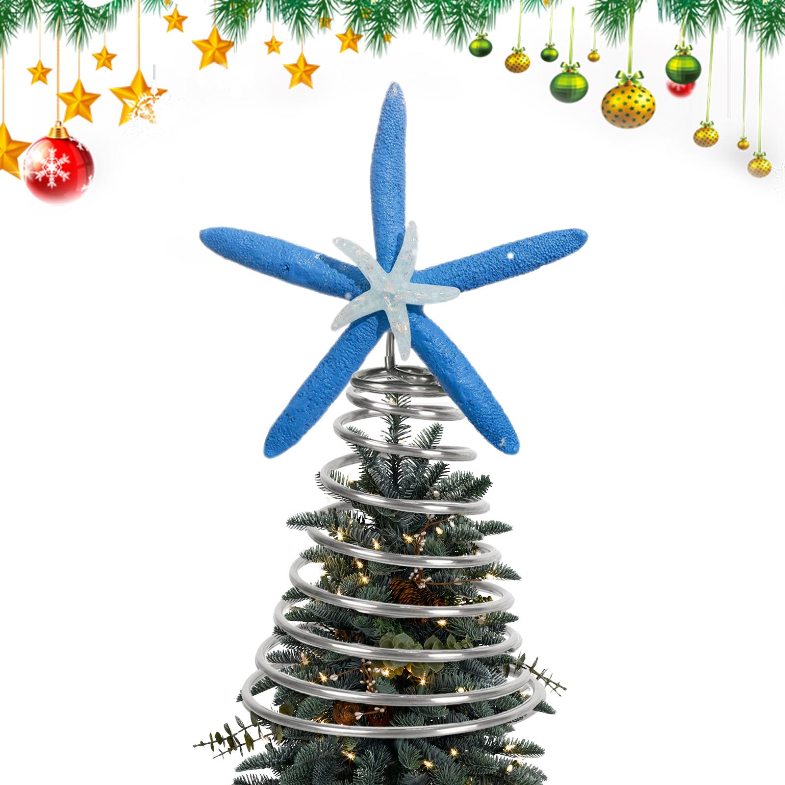 Star Tree Topper - Décoration d'arbre de noël étoile créative,