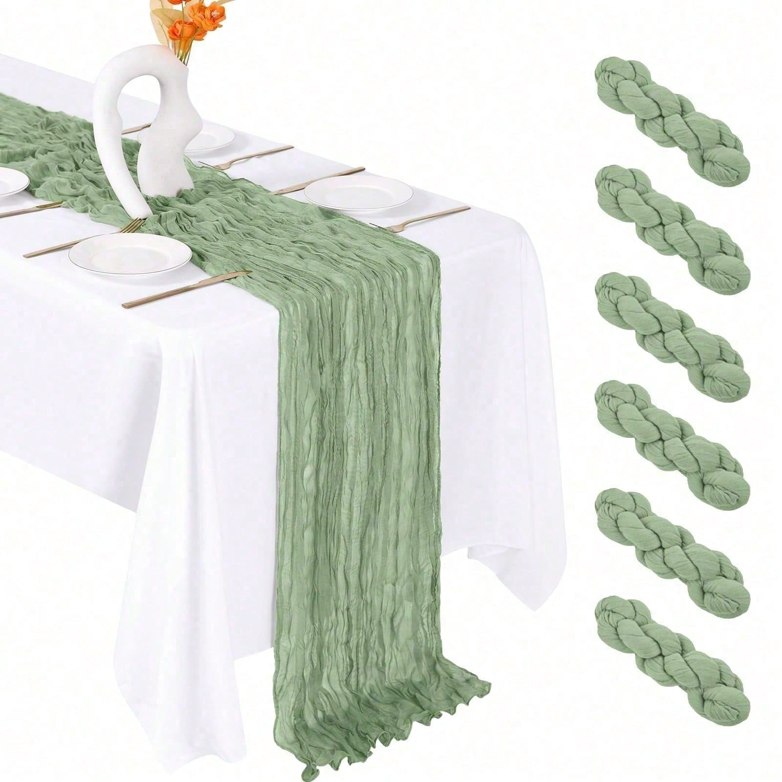 Christmas Table Runner - Lot de 6 chemins de table