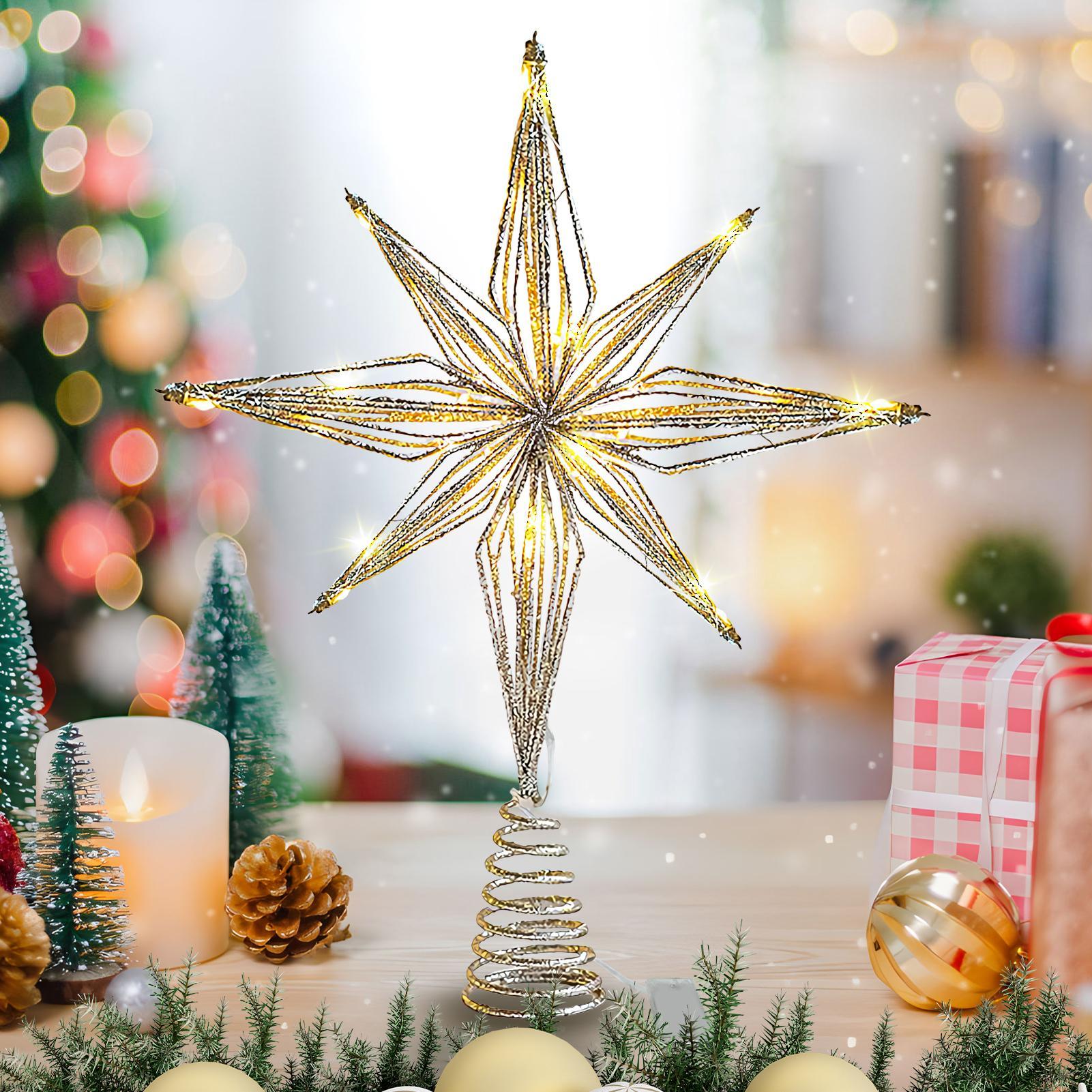 Star Tree Topper - Décoration d'arbre de noël en forme