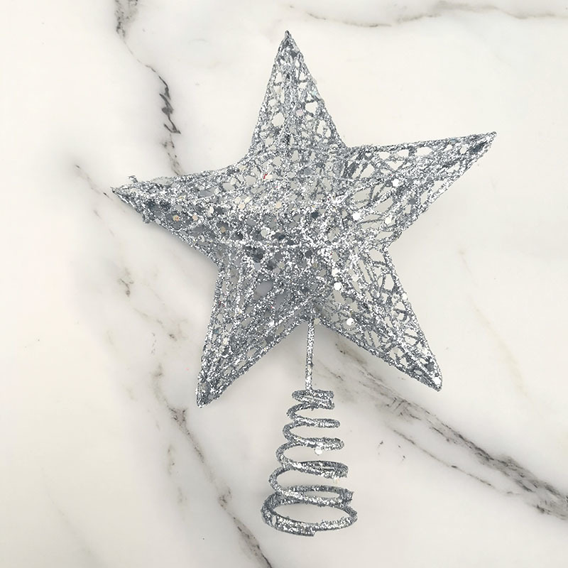 1 pièce 15x20cm or paillettes  - Star Tree Topper avis et prix