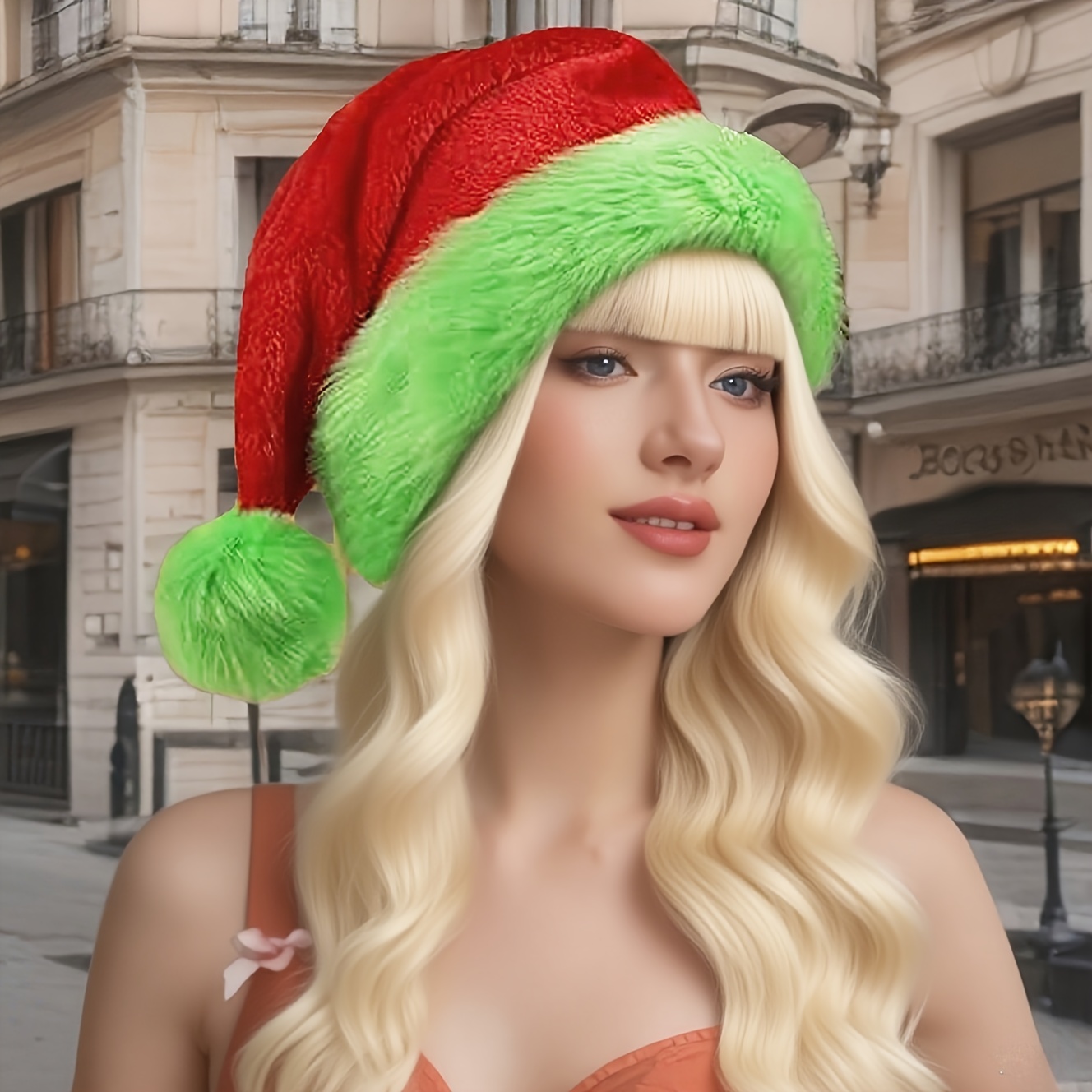 Chapeau de Père Noël en peluch - Santa Hat Plush avis et prix