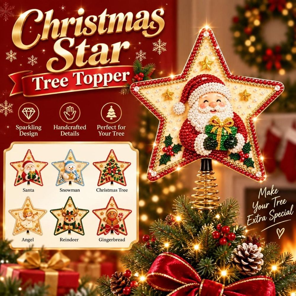 Décoration de sapin de Noël en - Star Tree Topper avis et prix
