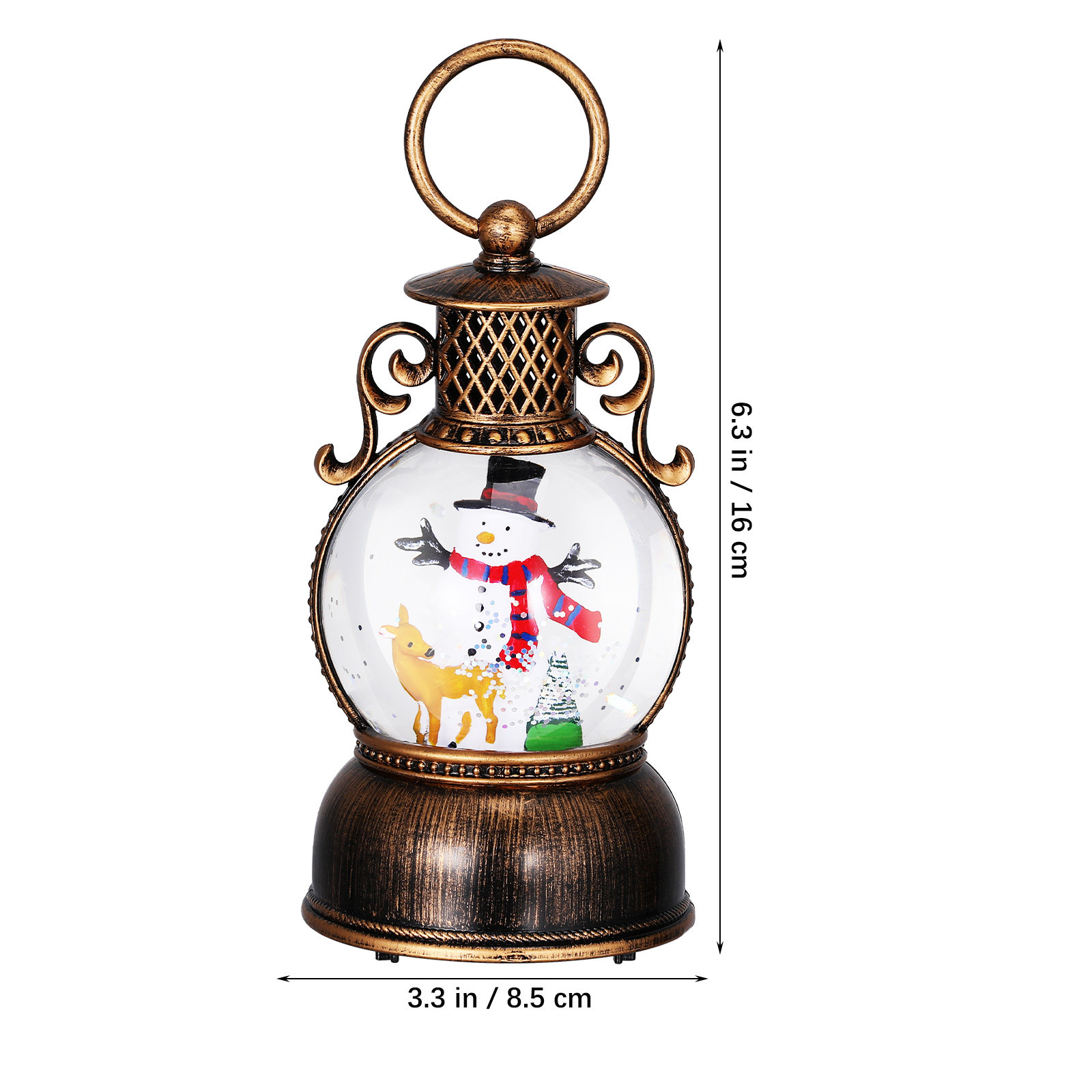 Boîte à musique de Noël, globe - Snow Globe Musical avis et prix