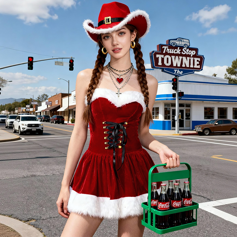 Ensemble de robe de Père Noël  - Santa Hat Plush avis et prix