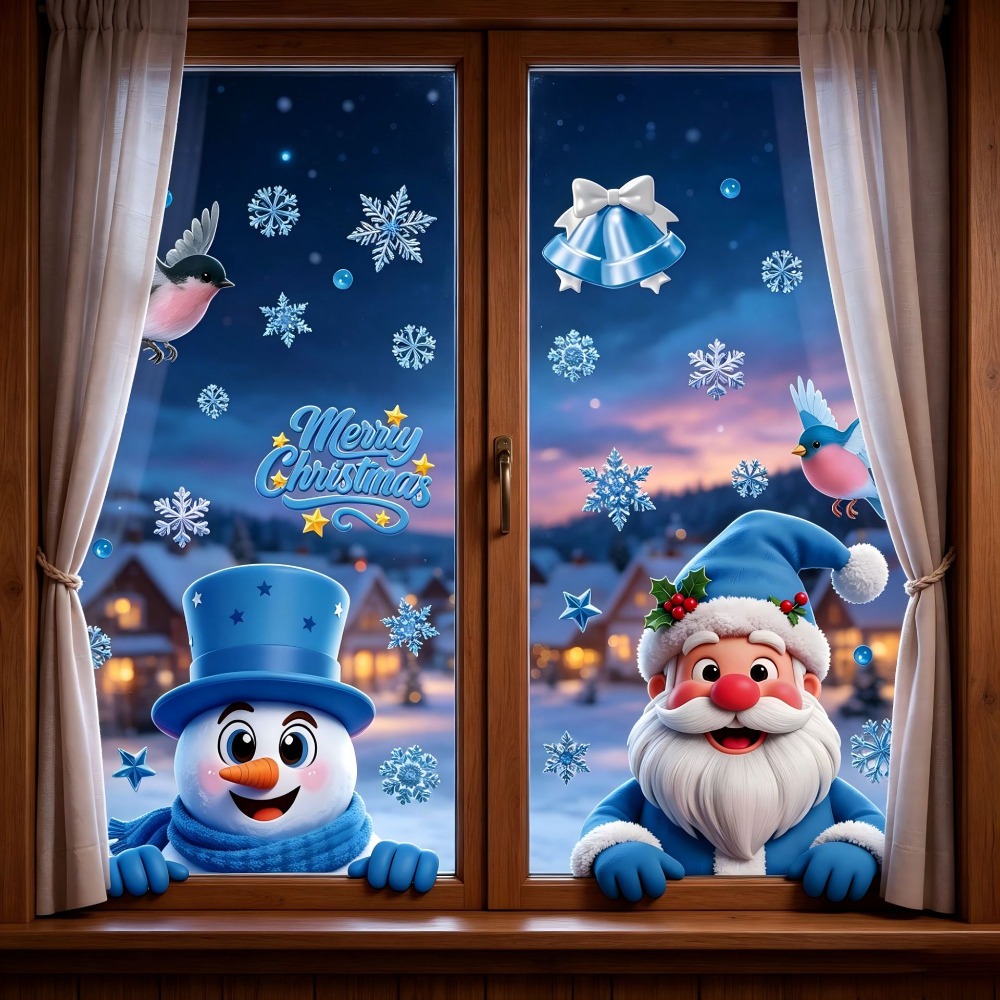 Autocollants de Noël pour fenê - Snowflake Window Decal avis et prix