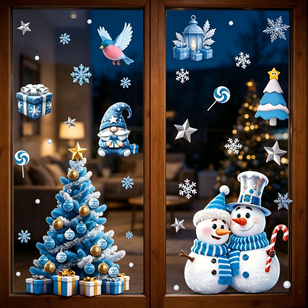Autocollants de Noël pour fenê - Snowflake Window Decal avis et prix