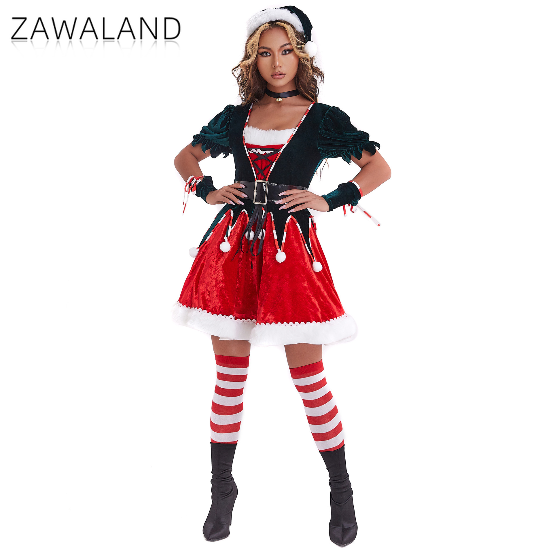 Robes de Cosplay elfe de noël  - Elf Costume Christmas avis et prix