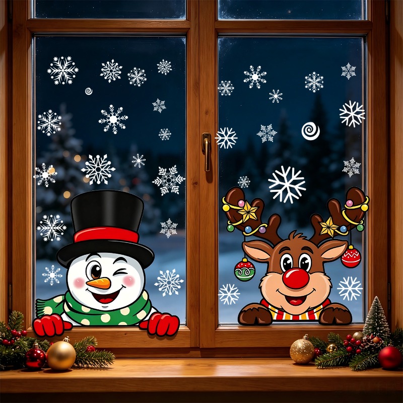 Autocollants adhésifs statique - Snowflake Window Decal avis et prix