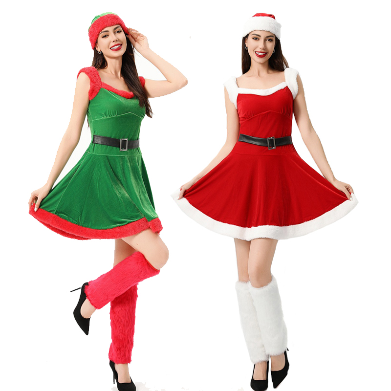 Costume de carnaval père noël  - Elf Costume Christmas avis et prix