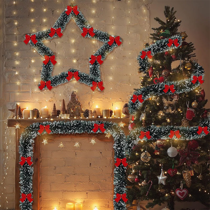 Guirlande de rubans de Noël de - Tinsel Garland Decoration avis et prix