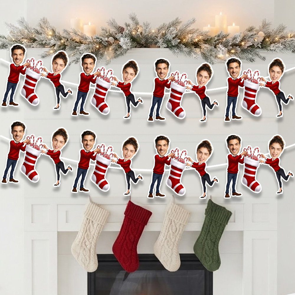 Guirlande de Noël personnalisé - Christmas Stocking Hanging avis et prix