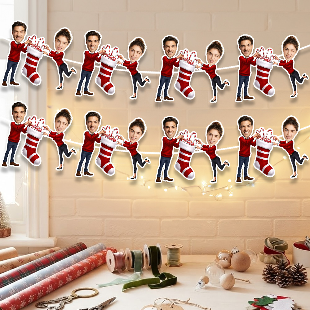 Guirlande de Noël personnalisé - Christmas Stocking Hanging avis et prix