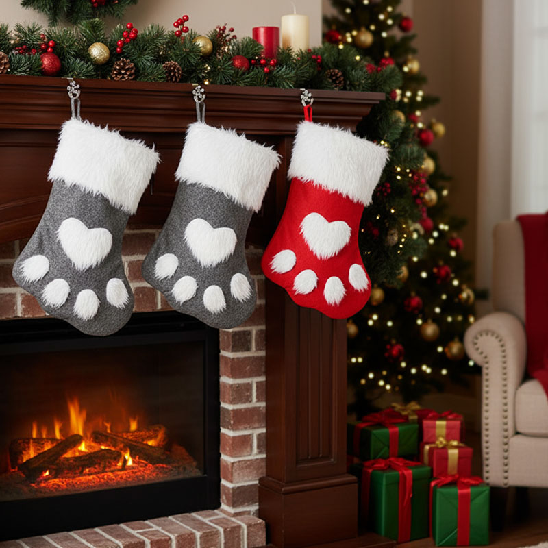 1 à 10 pièces de décorations d - Christmas Stocking Hanging avis et prix